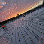 sunset, rebar,